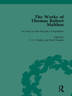cover image of The Works of Thomas Robert Malthus Vol 2